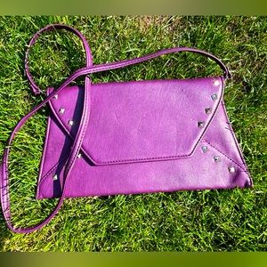 Purple Vintage Crossbody Bag